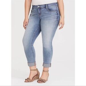 Torrid Women's Boyfriend Jeans - Light Blue